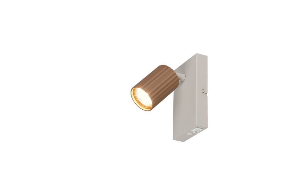 Trio Lighting Trio SOKA ceiling spotlight | 1x GU10 | mocha brown | IP20 | 15 cm Trio Lighting Trio SOKA ceiling spotlight | 1x GU10 | mocha brown | IP20 | 15 cm