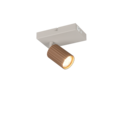 Trio Lighting Trio SOKA ceiling spotlight | 1x GU10 | mocha brown | IP20 | 15 cm