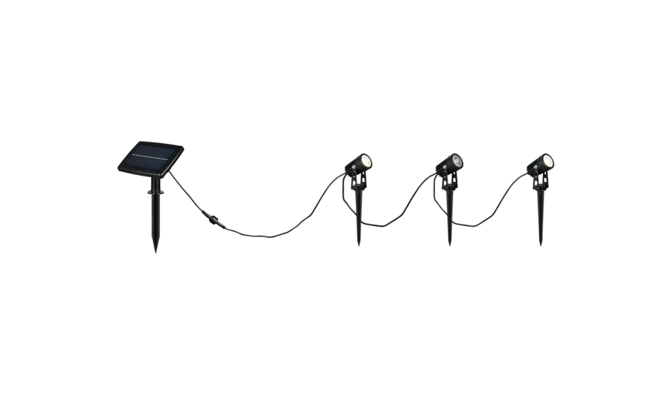 Trio Lighting Trio OBIDOS ceiling spotlight | 3x 1W 100 lm 4000K | black | Ø 4 cm | 6.5 cm