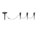 Trio Lighting Trio OBIDOS plafondspot | LED | mat zwart | 620 x 2,5 cm | IP44 | 3x 0,5W | 35 lm | 4000K