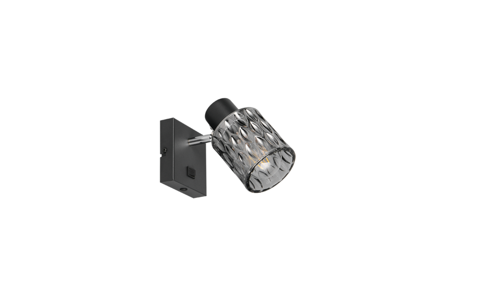 Trio Lighting Trio JACK ceiling spotlight | 1x E27 max 40W | black | Ø 10 cm | IP20 | 16 cm