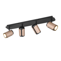 Trio GILLAN ceiling spotlight | GU10 | mocha brown | IP20