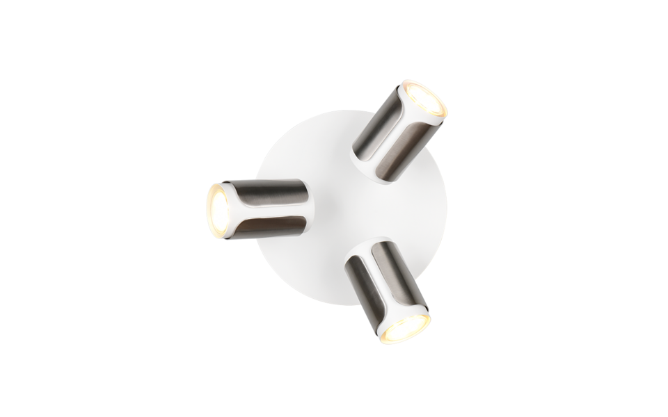 Trio Lighting Trio GILLAN ceiling spotlight | 3x GU10 | Ø 30 cm | IP20 | 16 cm Trio Lighting Trio GILLAN ceiling spotlight | 3x GU10 | Ø 30 cm | IP20 | 16 cm