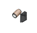 Trio Lighting Trio GILLAN ceiling spotlight | 1x GU10 | mocha brown | IP20 | 12 cm