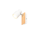 Trio Lighting Trio PIERRE plafondspot | GU10 Fitting | wit mat | 14 x 6 cm | IP20 | excl. 1x GU10 | max. 10W