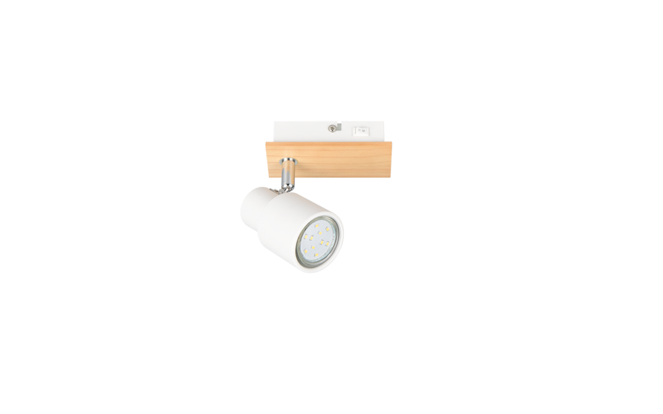 Trio Lighting Trio PIERRE plafondspot | GU10 Fitting | wit mat | 14 x 6 cm | IP20 | excl. 1x GU10 | max. 10W Trio Lighting Trio PIERRE plafondspot | GU10 Fitting | wit mat | 14 x 6 cm | IP20 | excl. 1x GU10 | max. 10W