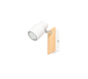 Trio Lighting Trio PIERRE plafondspot | GU10 Fitting | wit mat | 14 x 6 cm | IP20 | excl. 1x GU10 | max. 10W