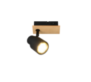 Trio Lighting Trio PIERRE plafondspot | GU10 Fitting | mat zwart | 14 x 6 cm | IP20 | excl. 1x GU10 | max. 10W