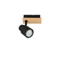 Trio Lighting Trio PIERRE plafondspot | GU10 Fitting | mat zwart | 14 x 6 cm | IP20 | excl. 1x GU10 | max. 10W