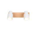 Trio Lighting Trio PIERRE plafondspot | GU10 Fitting | wit mat | 31 x 6 cm | IP20 | excl. 2x GU10 | max. 10W