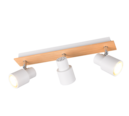 Trio Lighting Trio PIERRE plafondspot | GU10 Fitting | wit mat | 46 x 6 cm | IP20 | excl. 3x GU10 | max. 10W