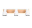 Trio Lighting Trio PIERRE plafondspot | GU10 Fitting | wit mat | 46 x 6 cm | IP20 | excl. 3x GU10 | max. 10W