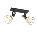 Trio Lighting Trio JEROME ceiling spotlight | black | IP20