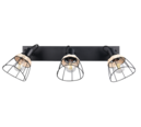 Trio Lighting Trio JEROME ceiling spotlight | black | IP20