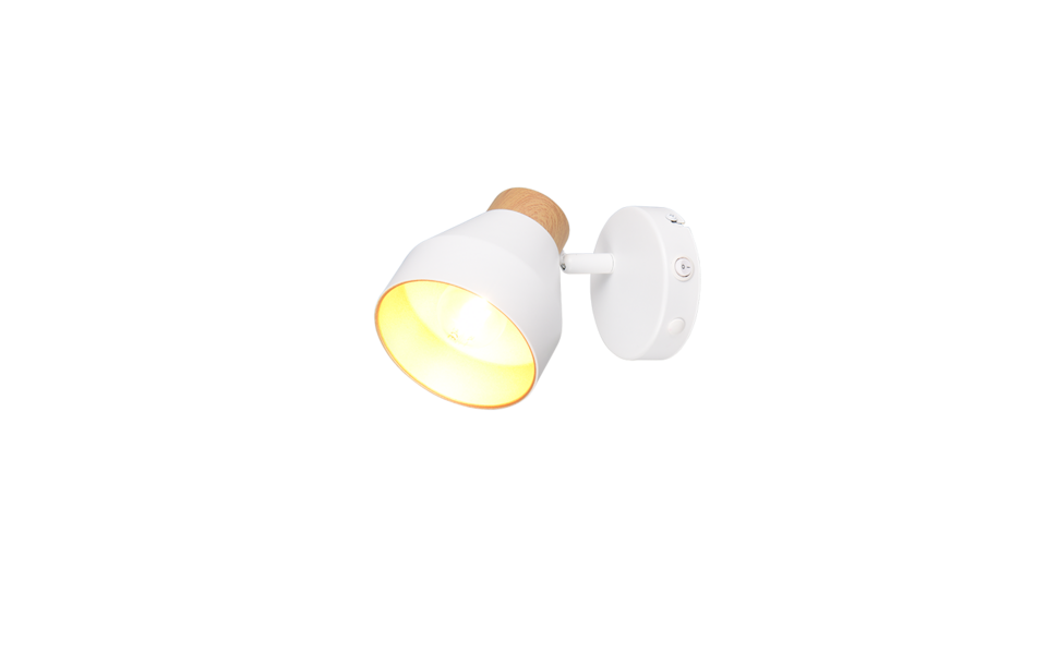 Trio Lighting Trio VALENTIN plafondspot | E14 Fitting | wit mat | Ø 11 cm | IP20 | excl. 1x E14 | max. 10W