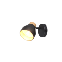 Trio VALENTIN ceiling spotlight | E14 | black | Ø 14 cm | IP20