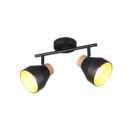 Trio Lighting Trio VALENTIN ceiling spotlight | 2x E14 max 40W | black | Ø 32 cm | IP20 | 21 cm