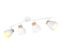 Trio Lighting Trio VALENTIN plafondspot | E14 Fitting | wit mat | Ø 11 cm | IP20 | excl. 4x E14 | max. 10W