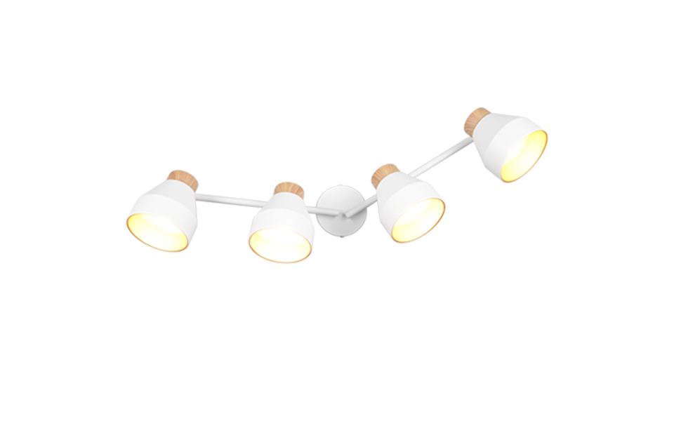 Trio Lighting Trio VALENTIN ceiling spotlight | 4x E14 max 40W | chrome | Ø 71.5 cm | IP20 | 22 cm