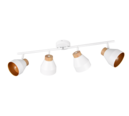 Trio Lighting Trio VALENTIN plafondspot | E14 Fitting | wit mat | Ø 11 cm | IP20 | excl. 4x E14 | max. 10W