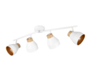 Trio Lighting Trio VALENTIN plafondspot | E14 Fitting | wit mat | Ø 11 cm | IP20 | excl. 4x E14 | max. 10W