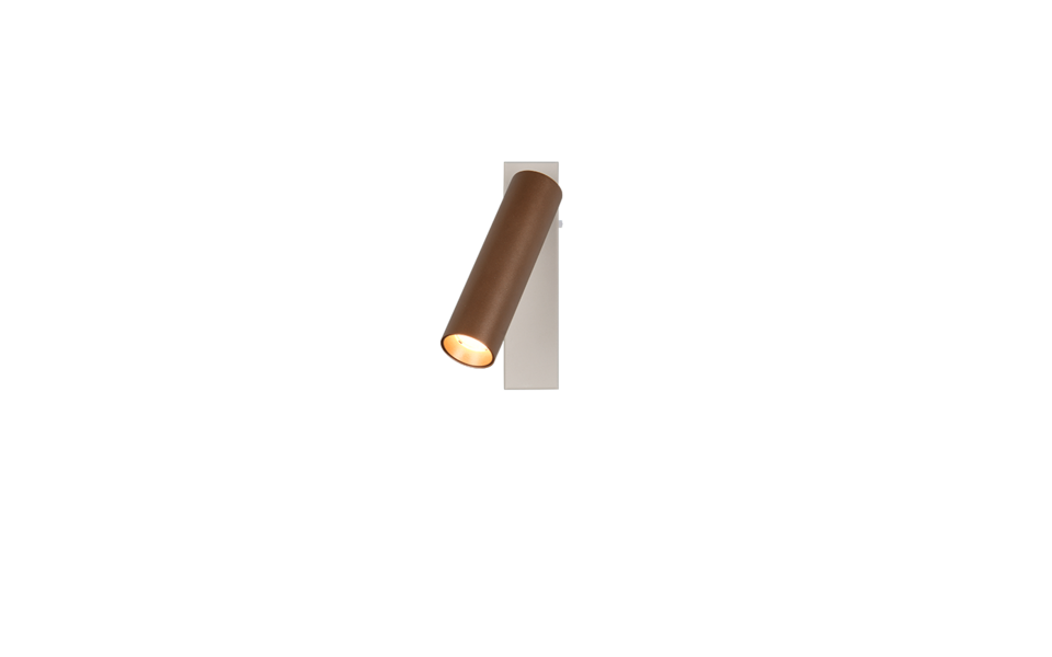 Trio Lighting Trio AMBALA ceiling spotlight | 5W | mocha brown | IP20 | 17.5 cm