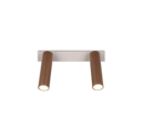 Trio Lighting Trio AMBALA ceiling spotlight | 2x 5.5W 500lm 4000K | mocha brown | IP20 | 17.5 cm
