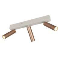 Trio AMBALA plafondspot | LED | koffie | 44 x 4 cm | IP20