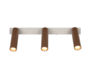 Trio Lighting Trio AMBALA ceiling spotlight | 3x 5.5W 500lm 4000K | mocha brown | IP20 | 17.5 cm
