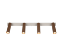 Trio Lighting Trio AMBALA ceiling spotlight | 4x 5.5W 500lm 4000K | mocha brown | IP20 | 17.5 cm