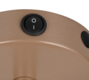 Trio Lighting Trio BIDAR ceiling spotlight | 1x E14 max 40W | mocha brown | Ø 12 cm | IP20