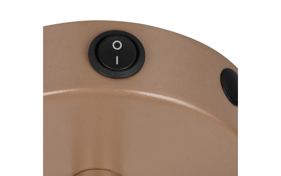 Trio Lighting Trio BIDAR plafondspot | E14 Fitting | koffie | Ø 12 cm | IP20 | excl. 1x E14 | max. 10W