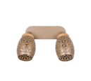 Trio Lighting Trio BIDAR plafondspot | E14 Fitting | koffie | 28 x 12 cm | IP20 | excl. 2x E14 | max. 10W