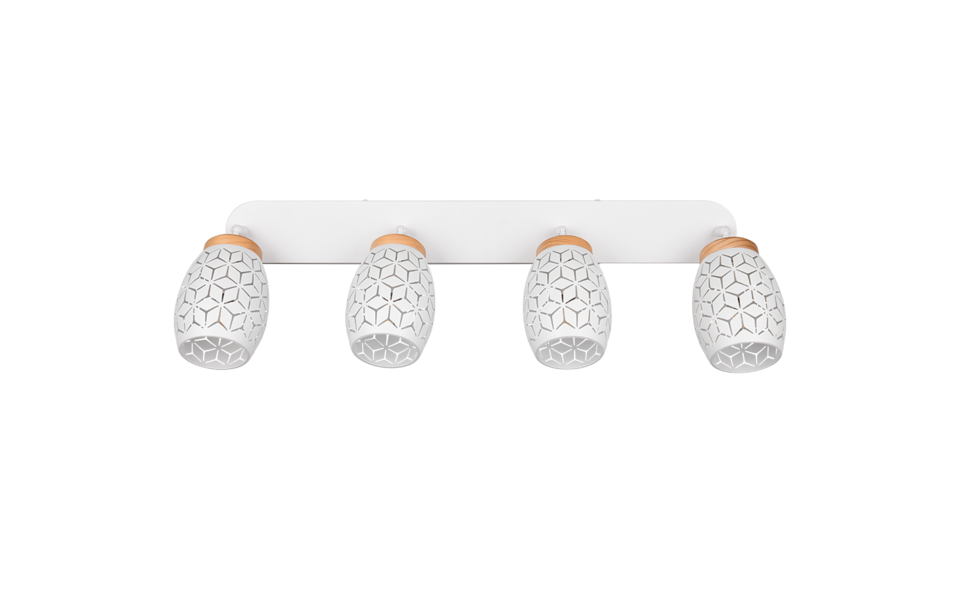 Trio Lighting Trio BIDAR ceiling spotlight | 4x E14 max 40W | chrome | IP20 | 27 cm