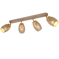 Trio BIDAR ceiling spotlight | E14 | mocha brown | IP20 Trio BIDAR ceiling spotlight | E14 | mocha brown | IP20