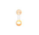 Trio Lighting Trio MERIDA plafondspot | E27 Fitting | wit mat | 15,5 x 9 cm | IP20 | excl. 1x E27 | max. 10W