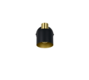 Trio Lighting Trio EVA ceiling spotlight | 1x E14 max 40W | black with gold | IP20 | 17 cm