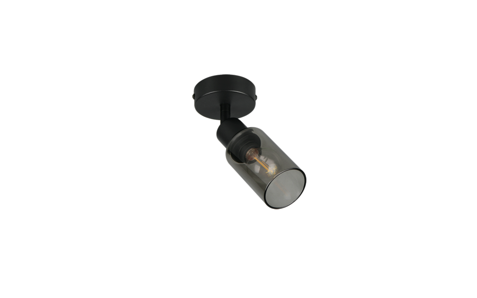 Trio Lighting Trio MARS ceiling spotlight | 1x E14 max 40W | black | IP20 | 17.5 cm