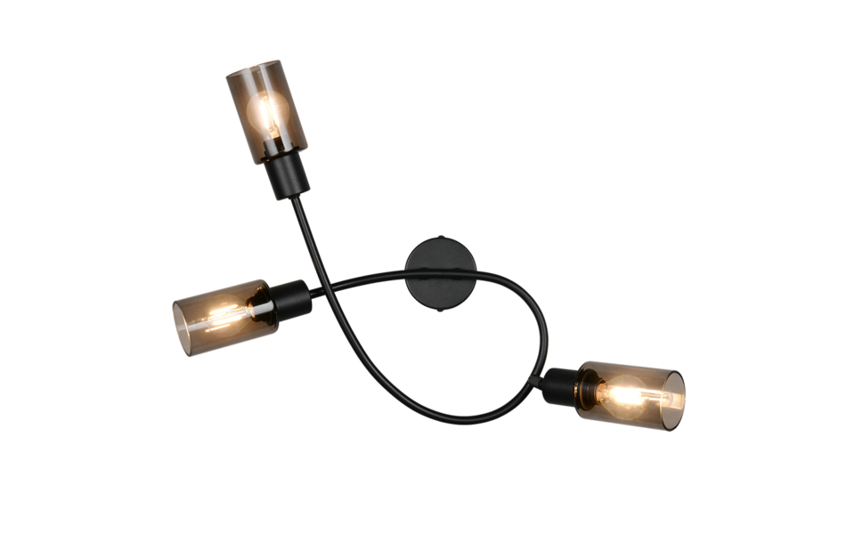 Trio Lighting Trio MARS ceiling spotlight | 3x E14 max 40W | black | IP20 | 19.5 cm