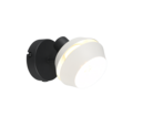 Trio Lighting Trio ISLA plafondspot | E14 Fitting | warm grijs | 12 x 12 cm | IP20 | excl. 1x E14 | max. 10W