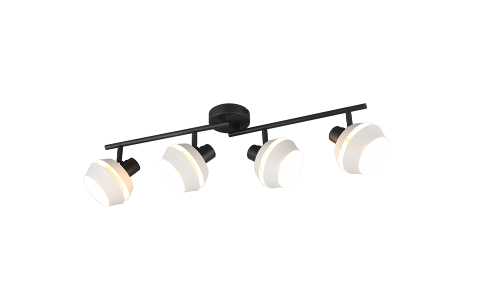 Trio Lighting Trio ISLA plafondspot | E14 Fitting | warm grijs | 72 x 12 cm | IP20 | excl. 4x E14 | max. 10W Trio Lighting Trio ISLA plafondspot | E14 Fitting | warm grijs | 72 x 12 cm | IP20 | excl. 4x E14 | max. 10W
