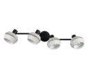 Trio Lighting Trio ISLA plafondspot | E14 Fitting | warm grijs | 72 x 12 cm | IP20 | excl. 4x E14 | max. 10W