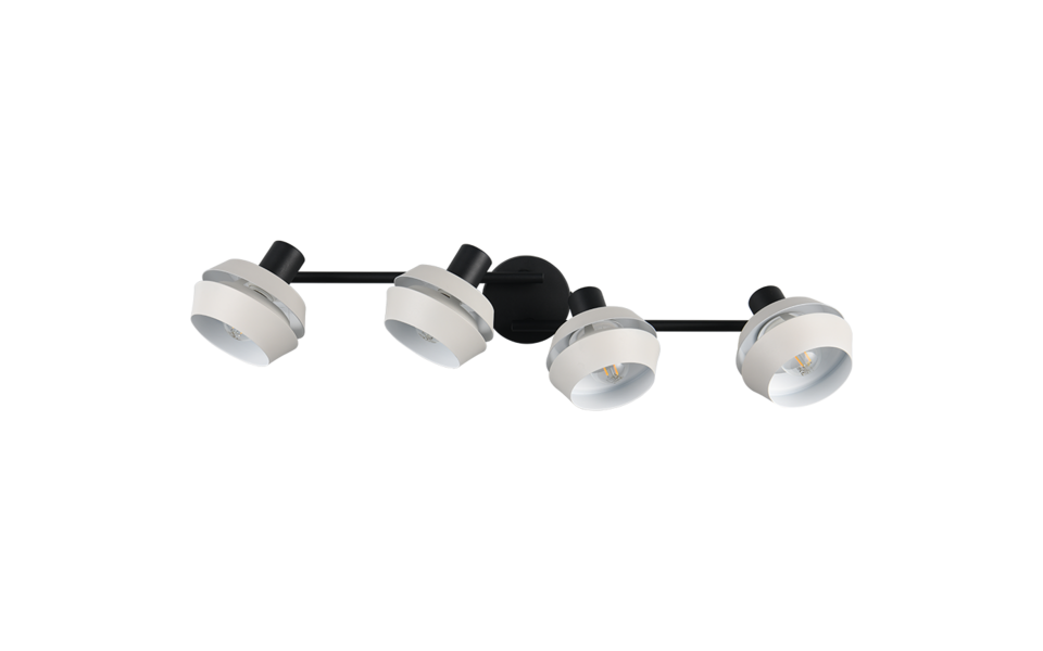 Trio Lighting Trio ISLA plafondspot | E14 Fitting | warm grijs | 72 x 12 cm | IP20 | excl. 4x E14 | max. 10W Trio Lighting Trio ISLA plafondspot | E14 Fitting | warm grijs | 72 x 12 cm | IP20 | excl. 4x E14 | max. 10W