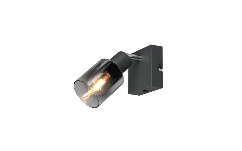 Trio Lighting Trio CADIZ plafondspot | E14 Fitting | antraciet | Ø 7 cm | IP20 | excl. 1x E14 | max. 10W