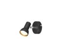 Trio Lighting Trio CANTAR ceiling spotlight | 1x GU10 | black | Ø 8 cm | IP20 | 11 cm