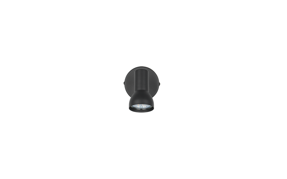 Trio Lighting Trio CANTAR plafondspot | GU10 Fitting | mat zwart | Ø 8 cm | IP20 | excl. 1x GU10 | max. 5W Trio Lighting Trio CANTAR plafondspot | GU10 Fitting | mat zwart | Ø 8 cm | IP20 | excl. 1x GU10 | max. 5W