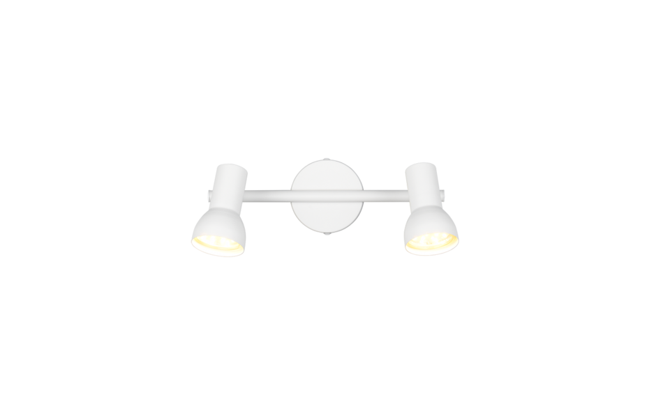 Trio Lighting Trio CANTAR ceiling spotlight | 2x GU10 | chrome | Ø 25 cm | IP20 | 12.5 cm