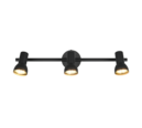 Trio Lighting Trio CANTAR plafondspot | GU10 Fitting | mat zwart | Ø 8 cm | IP20 | excl. 3x GU10 | max. 5W