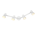 Trio Lighting Trio CANTAR plafondspot | GU10 Fitting | wit mat | Ø 8 cm | IP20 | excl. 4x GU10 | max. 5W