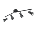 Trio Lighting Trio CANTAR ceiling spotlight | 4x GU10 | black | Ø 60.5 cm | IP20 | 12.5 cm